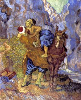Vincent Van Gogh : The Good Samaritan(after Delacroix)